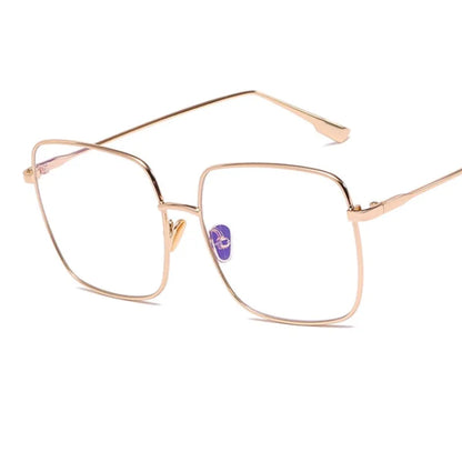 Square transparent Glasses Women